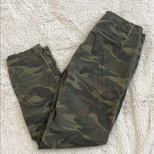 Straight camo pants
